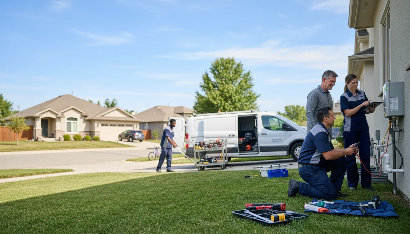 Tankless water heater service in Levelland, TX